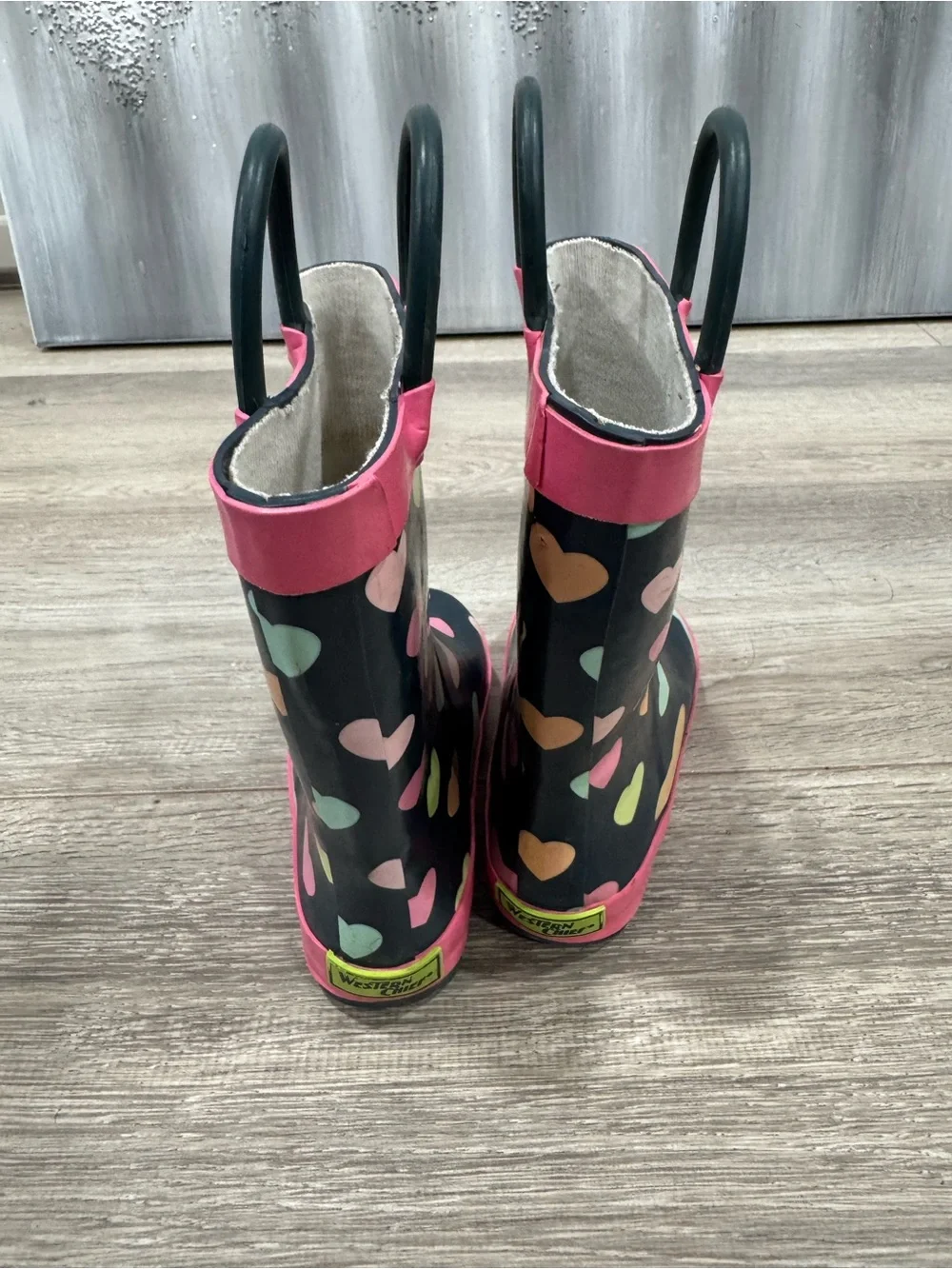 Western Chief Rainbow Hearts Rain Boots